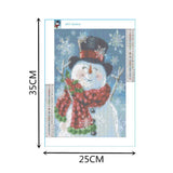 Max Maxb DIY 5D Diamond Painting Craft Embroidery Cross Stitch Kits 25x35cm Snowman B