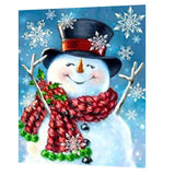 Max Maxb DIY 5D Diamond Painting Craft Embroidery Cross Stitch Kits 25x35cm Snowman B
