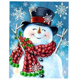 Max Maxb DIY 5D Diamond Painting Craft Embroidery Cross Stitch Kits 25x35cm Snowman B