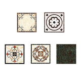 10pcs Wall Floor Tile Stickers Peel & Stick Vinyl Tiles Decor Backsplash A