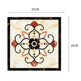 Max 10pcs Wall Floor Tile Stickers Peel & Stick Vinyl Tiles Decor Backsplash C