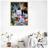 Max DIY Diamond Painting Cross Stitch Embroidery Picture Home Decor Cat