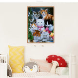 Max DIY Diamond Painting Cross Stitch Embroidery Picture Home Decor Cat