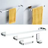 Max Bathroom Brass Sinlge Towel Rail Holder  Holder Bath Towel Ring 57cm