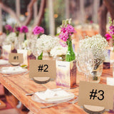 Max 10X Round Wedding Party Tabletop Place Card Holder Table Number Menu Display
