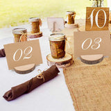 Max 10X Round Wedding Party Tabletop Place Card Holder Table Number Menu Display