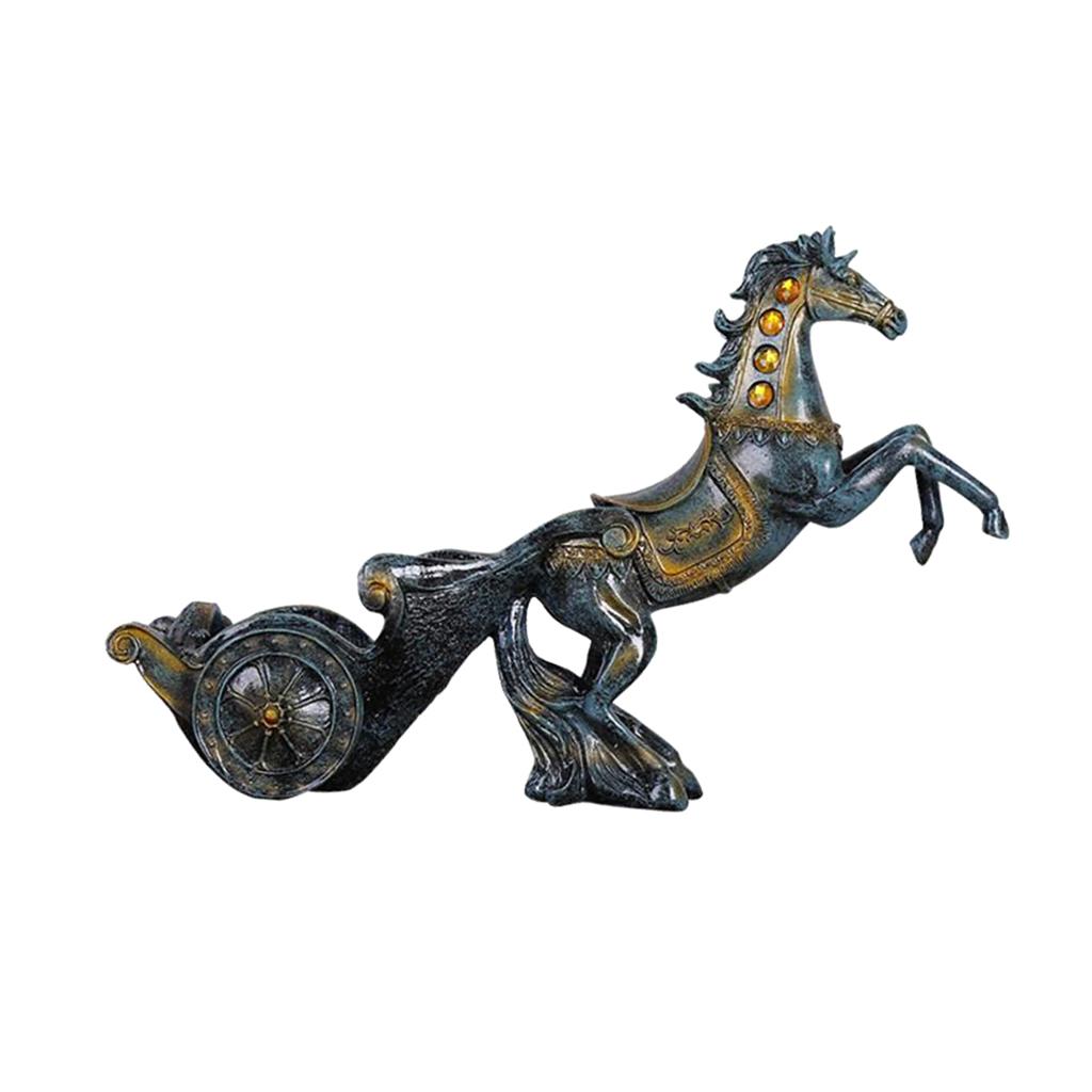 Maxbell  Creative Wine Bottle Holder Rack European Style Home Decor Horse_42x27cm