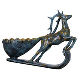 Max Creative Wine Bottle Holder Rack European Style Home Decor Deer_30x22cm