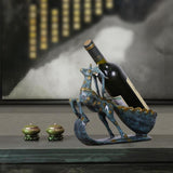 Max Creative Wine Bottle Holder Rack European Style Home Decor Deer_30x22cm