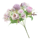 Maxbell 7head Fake Peony Flower Artificial Hand Flower Wedding Decor Light Purple