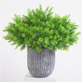 Max 6 Branches 48 Twigs Fake Four Leaf Clover Plant Home Garden Decor  Green