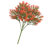 Max 6 Branches 48 Twigs Fake Four Leaf Clover Plant Home Garden Decor  Red