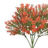 Max 6 Branches 48 Twigs Fake Four Leaf Clover Plant Home Garden Decor  Red