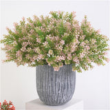 Max 6 Branches 48 Twigs Fake Four Leaf Clover Plant Home Garden Decor  Pink