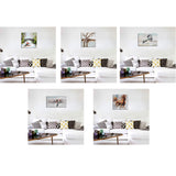 Max Modern Minimalistic Abstract Plant Living Room Background Porch Painting Style01