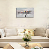 Max Modern Minimalistic Abstract Plant Living Room Background Porch Painting Style01
