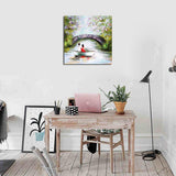 Max Modern Minimalistic Abstract Plant Living Room Background Porch Painting Style03