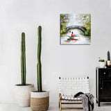 Max Modern Minimalistic Abstract Plant Living Room Background Porch Painting Style03