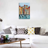 Max Abstract Building Decorative Hanging Painting Building Landscape_35cmx50cm
