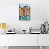 Max Abstract Building Decorative Hanging Painting Building Landscape_35cmx50cm