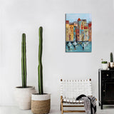 Max Abstract Building Decorative Hanging Painting Building Landscape_35cmx50cm