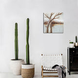 Max Modern Minimalistic Abstract Plant Living Room Background Porch Painting Style04