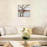 Max Modern Minimalistic Abstract Plant Living Room Background Porch Painting Style04