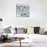 Max Abstract Figure Landscape Canvas Painting Home Decor 40x40cm Lovers Sea