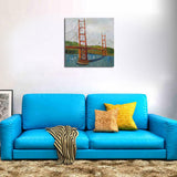 Max Abstract Building Decorative Hanging Painting Bridge_40cmx40cm