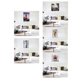 Max Modern Minimalistic Abstract Plant Living Room Painting African Girl