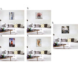 Max Modern Minimalistic Abstract Plant Living Room Painting African Girl