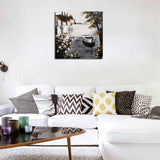 Max Modern Minimalistic Abstract Plant Living Room Painting Countryside
