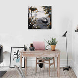 Max Modern Minimalistic Abstract Plant Living Room Painting Countryside