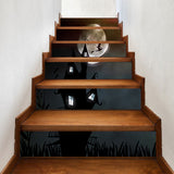 Max 6pcs/set 3D Stair Decals Stickers Stair  Decals Staircase Sticker Style-7