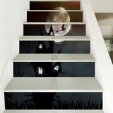 Max 6pcs/set 3D Stair Decals Stickers Stair  Decals Staircase Sticker Style-7