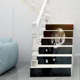 Max 6pcs/set 3D Stair Decals Stickers Stair  Decals Staircase Sticker Style-7