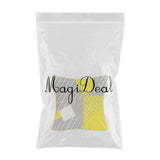 Max Gold Trimmed Square Yellow Falnnel Pillowcase 18"x18" with Zipper Zerbra