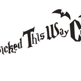 Max Black Cartoon Halloween Door Wall Sticker Bedroom Wall Art Style02