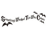 Max Black Cartoon Halloween Door Wall Sticker Bedroom Wall Art Style02