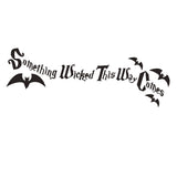 Max Black Cartoon Halloween Door Wall Sticker Bedroom Wall Art Style02