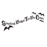 Max Black Cartoon Halloween Door Wall Sticker Bedroom Wall Art Style02