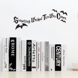 Max Black Cartoon Halloween Door Wall Sticker Bedroom Wall Art Style02