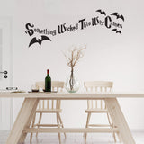Max Black Cartoon Halloween Door Wall Sticker Bedroom Wall Art Style02