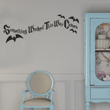 Max Black Cartoon Halloween Door Wall Sticker Bedroom Wall Art Style02