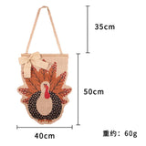 Max Thanksgiving Burlap Garden Flag Indoor Outdoor Home Decor Flags Turkey