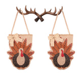 Max Thanksgiving Burlap Garden Flag Indoor Outdoor Home Decor Flags Turkey