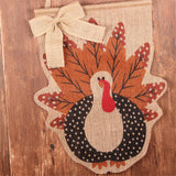 Max Thanksgiving Burlap Garden Flag Indoor Outdoor Home Decor Flags Turkey