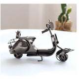 Max Vintage Style Motorcycle Model Tourist Crafts Souvenir  Collectible Brown