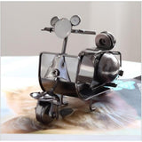 Max Vintage Style Motorcycle Model Tourist Crafts Souvenir  Collectible Brown