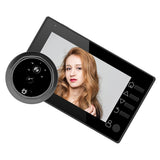 Max 4.3" HD Screen Door Viewers Night Vision Doorbell Smart Peephole Q10 Black